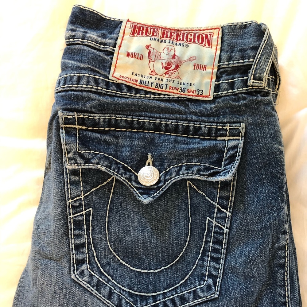 TRUE RELIGION x VINTAGE DENIM JEANS (BIG BILLY T)